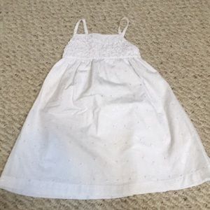 Size 5 white girls spring dress
